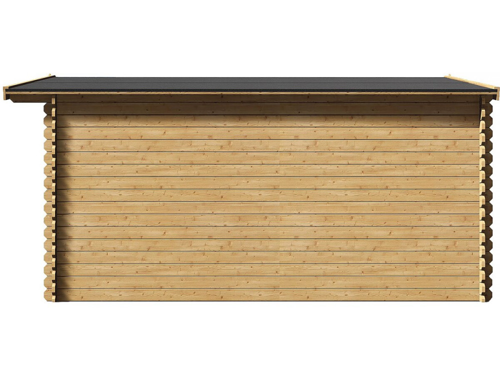 Abri de jardin bois "Belval" - 18,75 m² - 28 mm