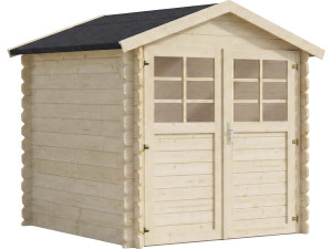 Abri de jardin en bois "Beaumont" - 4.48 m² - 223 x 201 cm -  28 mm