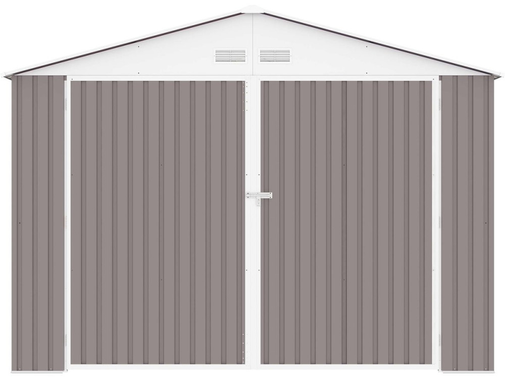 Garage métal "Nevada" avec porte battante - 15,36 m²
