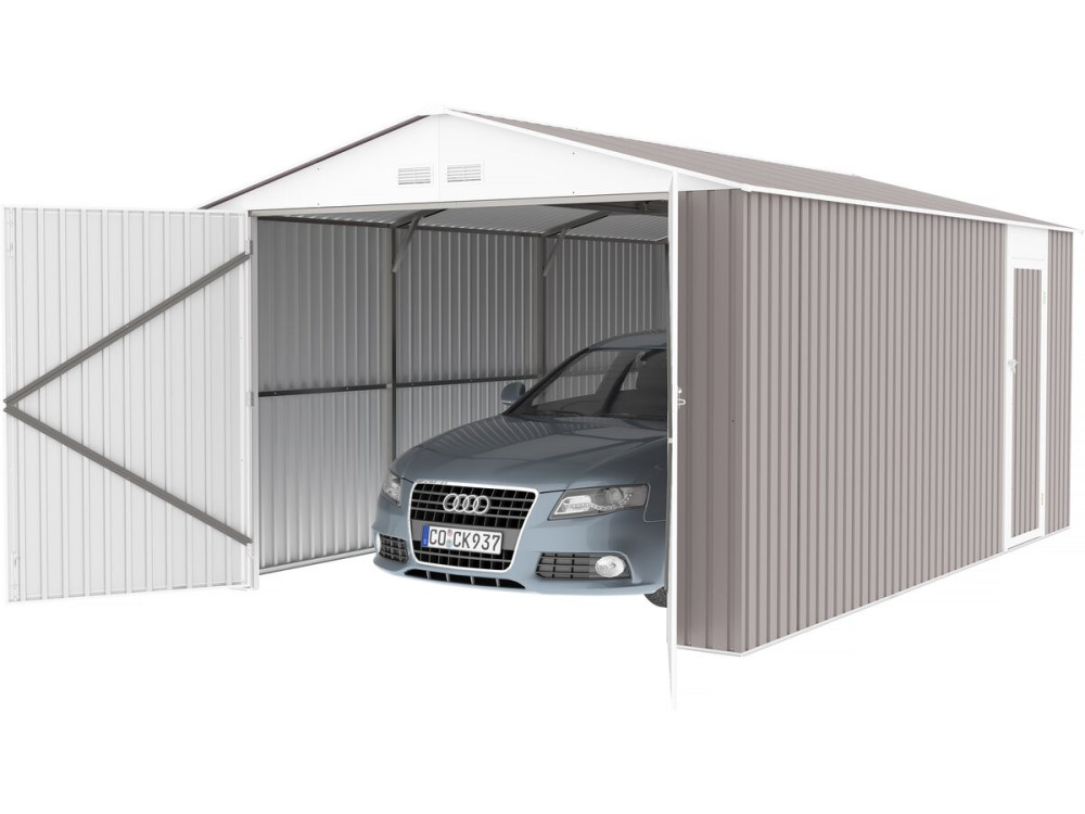 Garage métal "Nevada" - 18,56m² avec gouttière