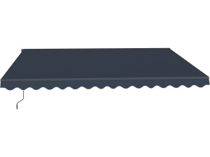 Store banne en aluminium "Ombra 4" - 395 x 300 cm - Gris