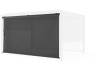 Store pergola bioclimatique - 277 x 208 cm - Gris anthracite