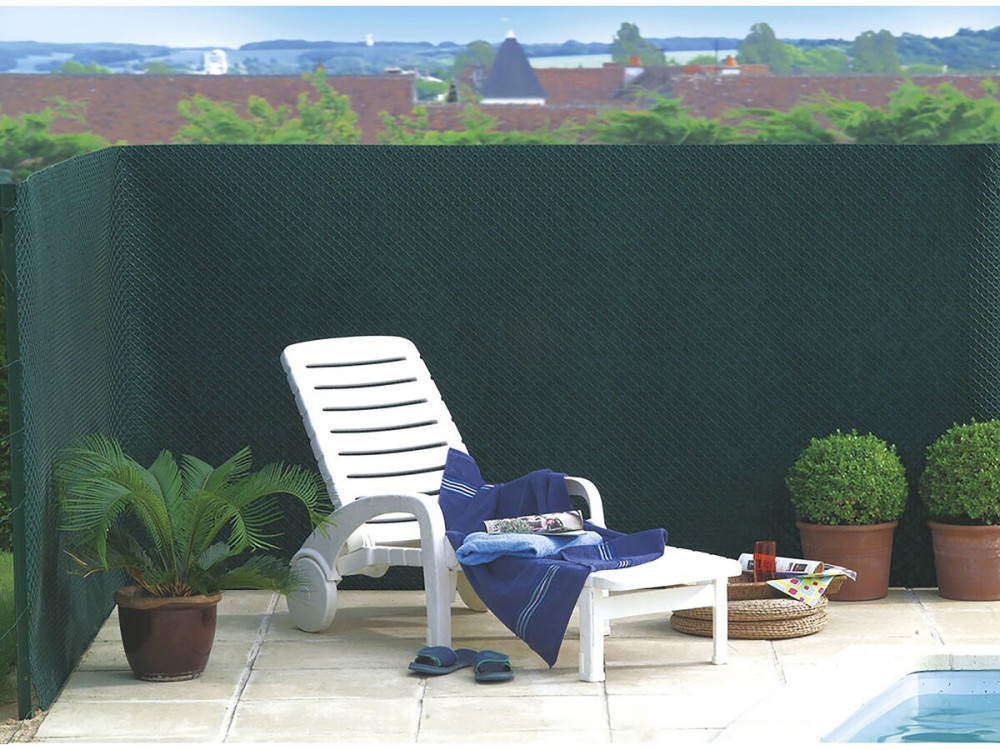 Brise vue synthétique - Tandem - 1.00 x 25 m - Vert