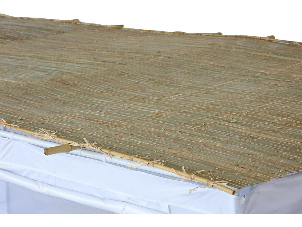 Rouleau de bambou 210 x 210 cm avec fil de coton "Haya"