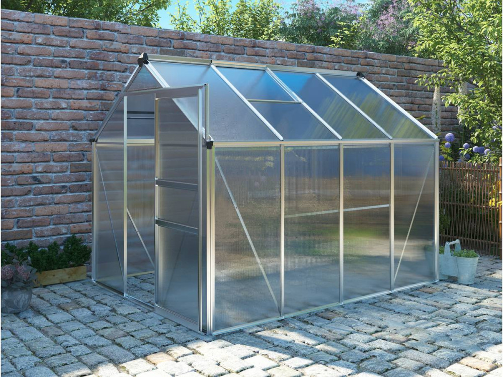 Serre jardin polycarbonate "Hortensia" 4,8m²