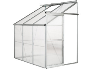 Serre jardin adossée en polycarbonate "Aneth" 190 x 125 x 195 cm - 2,37 m²