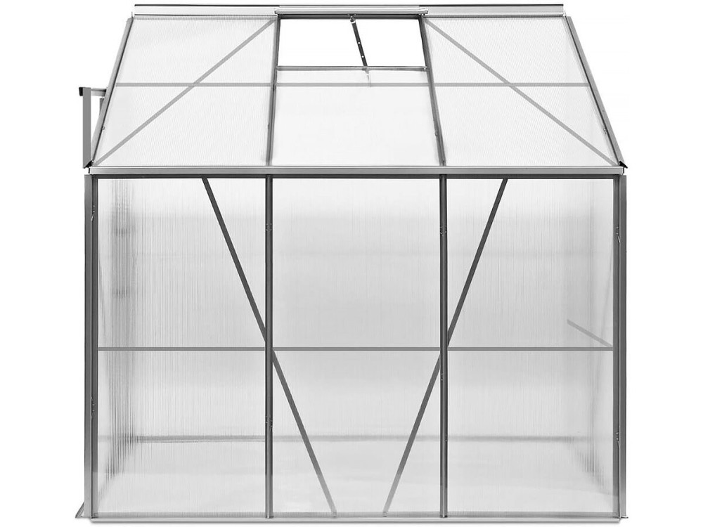 Serre jardin adossée en polycarbonate "Aneth" 190 x 125 x 195 cm - 2,37 m²