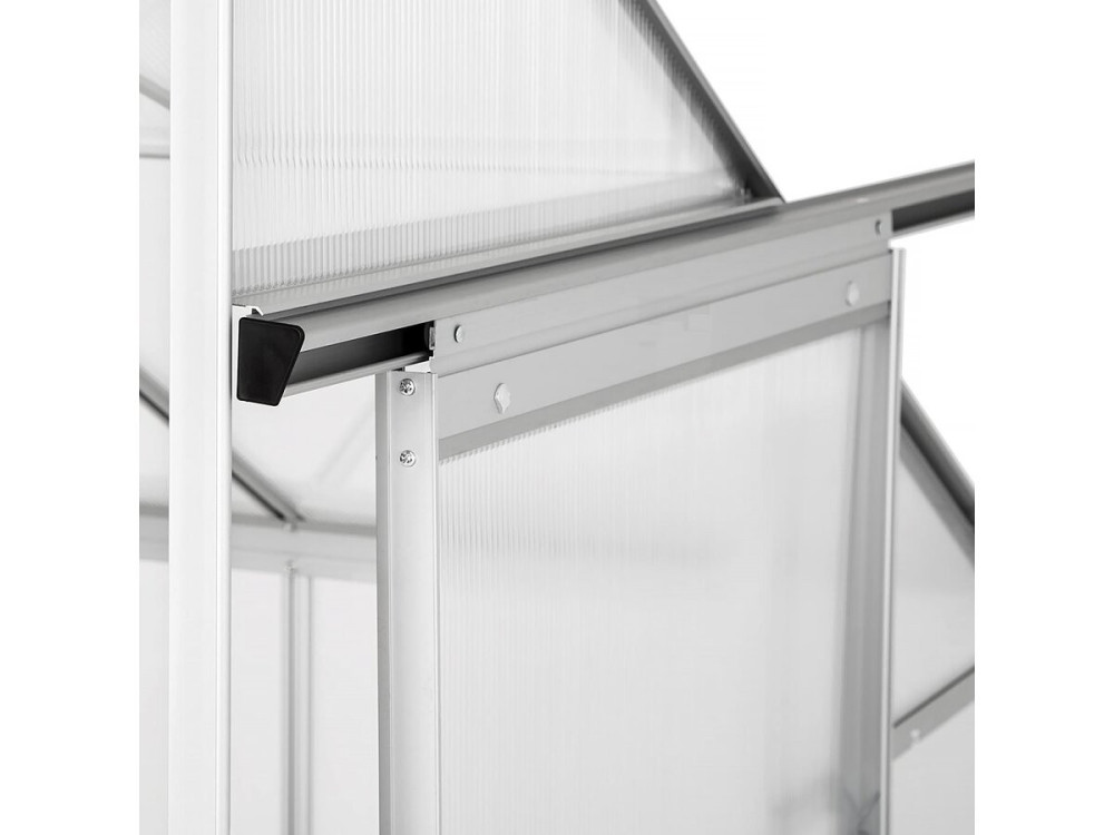 Serre jardin adossée en polycarbonate "Aneth" 190 x 125 x 195 cm - 2,37 m²