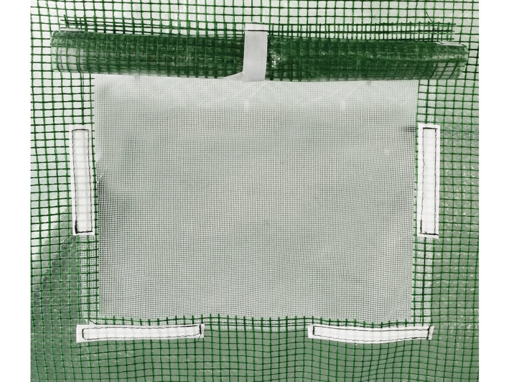 Bâche pour serre tunnel de jardin "Lys" - 24 m² - 130g - Vert