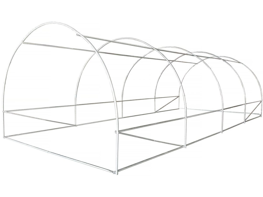 Serre tunelle de jardin 6 x 3 m "Lys" - 18 m² - 140g - Vert