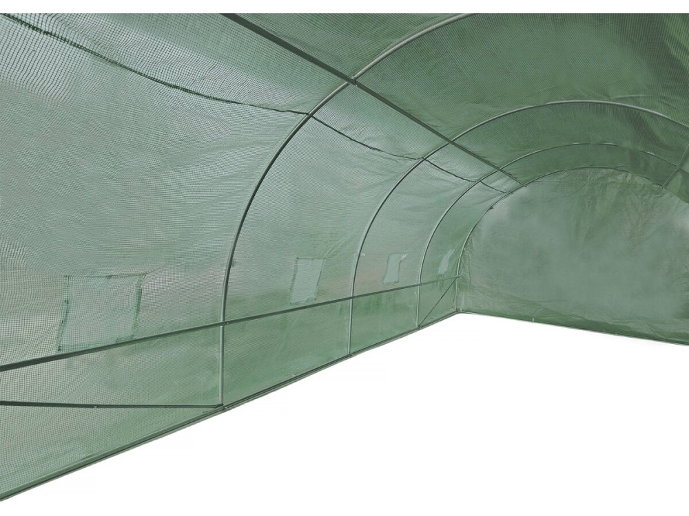 Serre tunelle de jardin 6 x 3 m "Lys" - 18 m² - 140g - Vert