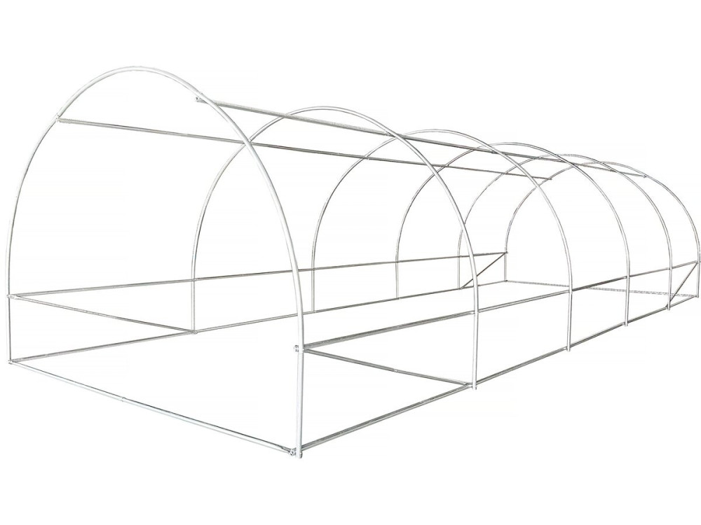 Serre tunelle de jardin 8 x 3 m "Lys" - 24 m² - 140g - Vert