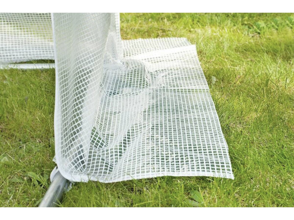 Bâche pour serre tunnel de jardin "Mimosa" - 9 m² - 180g - Blanc