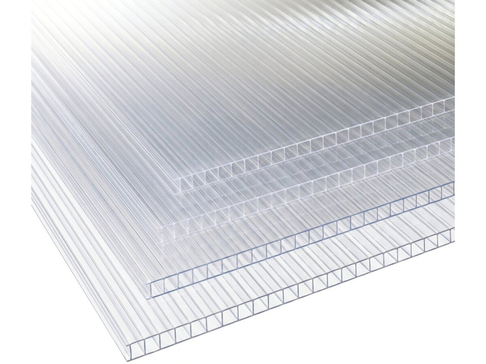 Lot de 10 panneaux en polycarbonate 4 mm "Michigan" 7,9 m2