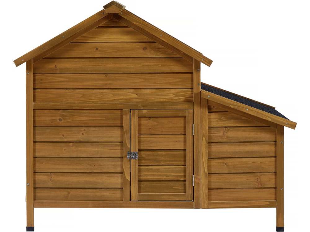 Poulailler avec pondoir en bois "Cocotte" - Marron