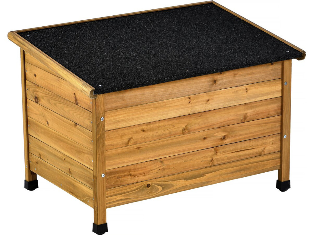 Niche pour chien en bois "Max" - 85 x 57 x 58 cm - Marron