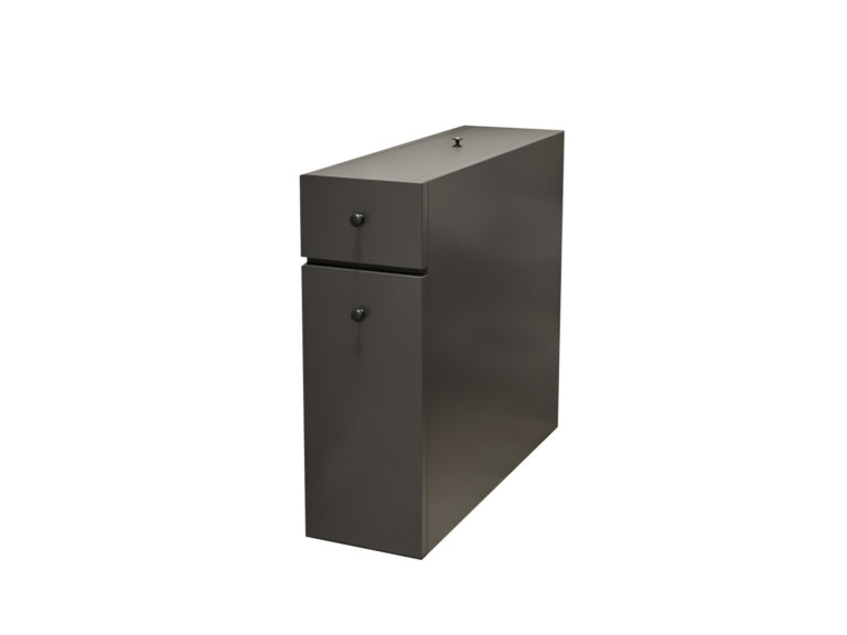 Meuble de salle de bain en bois "Calencia" - 60 x 19 x 55 cm - Gris anthracite