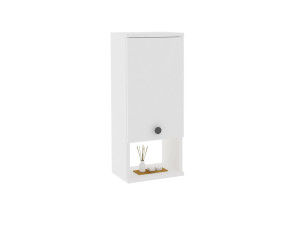 Meuble de salle de bain en bois "Mis" - 30 x 21 x 71 cm - Blanc