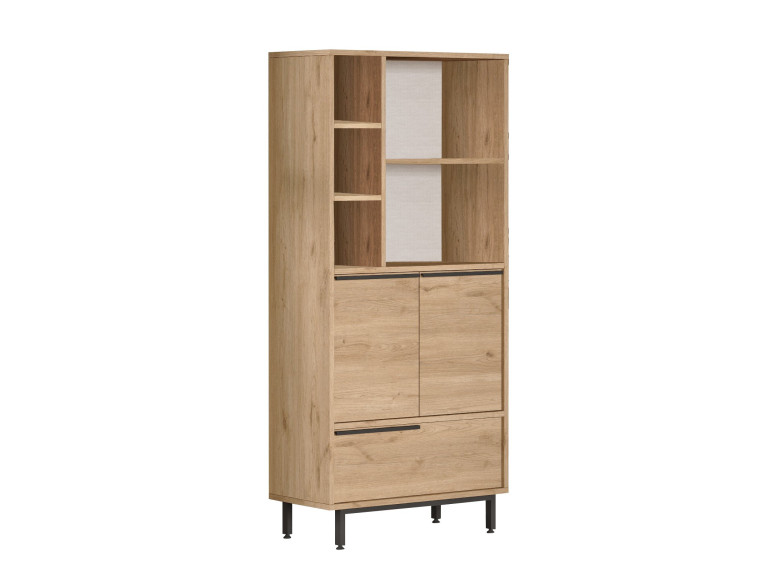 Armoire en bois "Calvin" - 74 x 35 x 161 cm - Marron