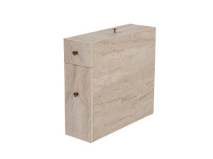 Meuble de toilette en bois "Calencia" - 20 x 60 x 55 cm - Beige