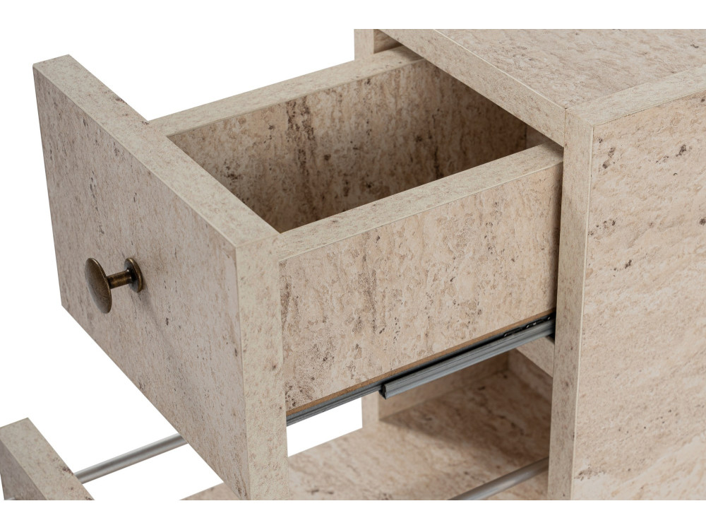 Meuble de toilette en bois "Calencia" - 20 x 60 x 55 cm - Beige