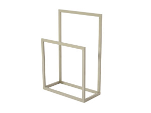 Porte-serviettes en métal "Gediz" - 25 x 60 x 90 cm - Taupe