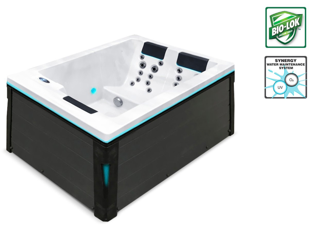 Spa " Serene 3 "  - 2 places assises + 1 allongée - 2.10 x 1.30 x 0.81 m