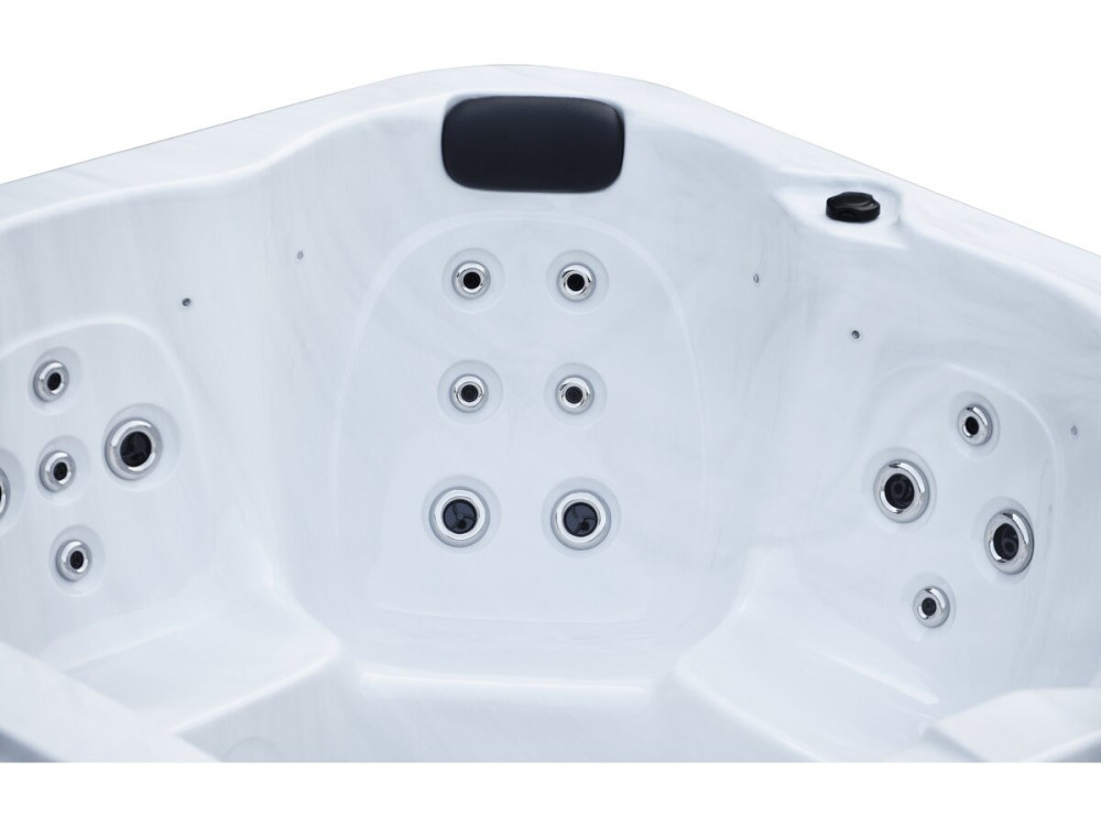 Spa led " Ornella " - 5 places - 2.15 x 2.15 x 0.88 m