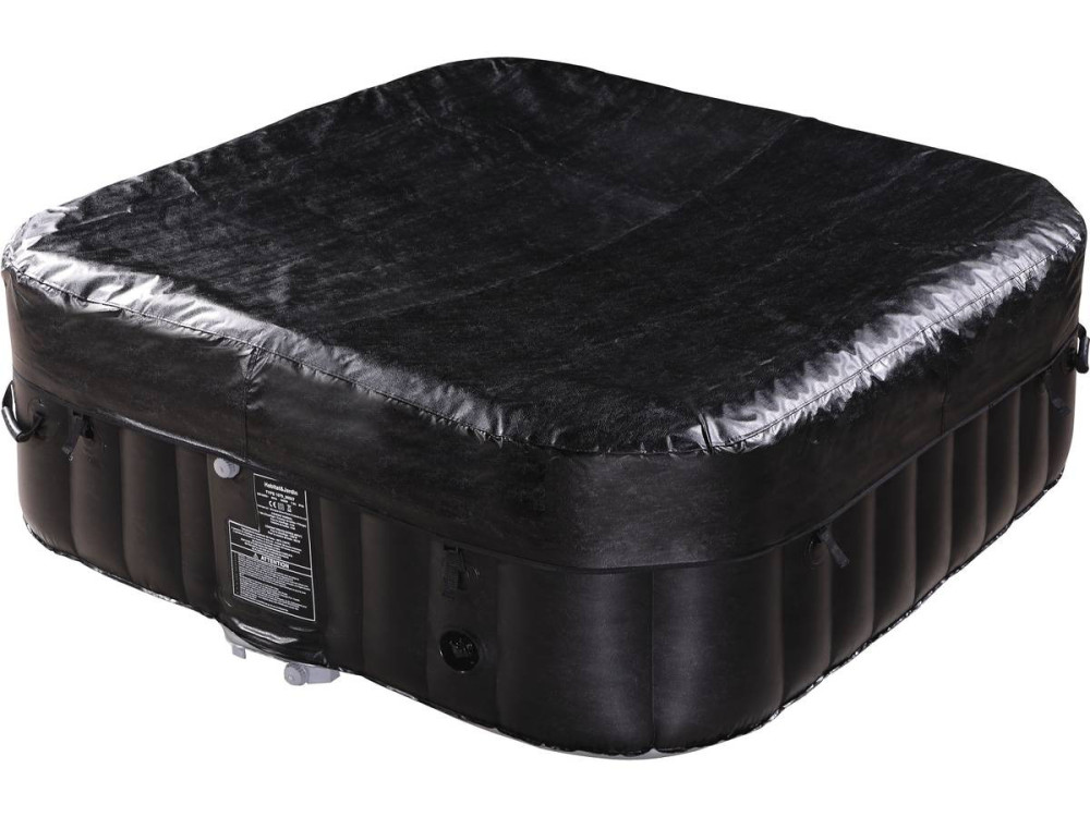 Spa Gonflable NICE en PVC - 6 places - Gris/Noir