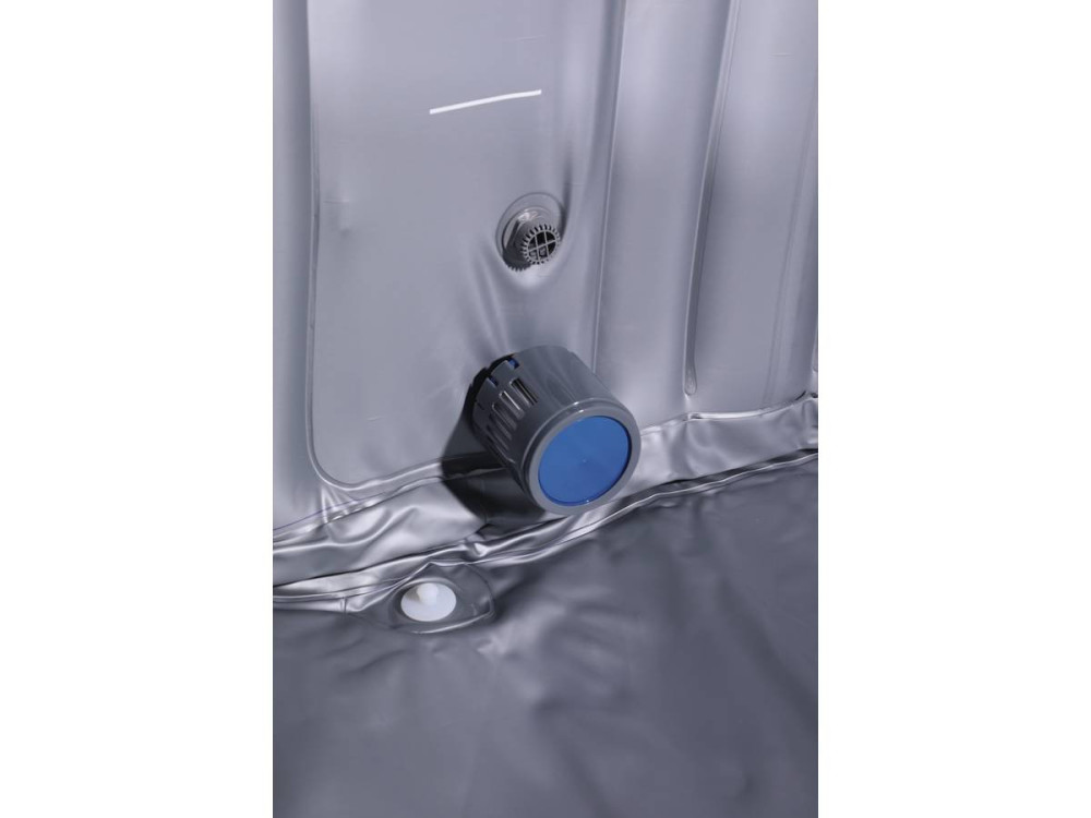 Spa Gonflable NICE en PVC - 6 places - Gris/Noir