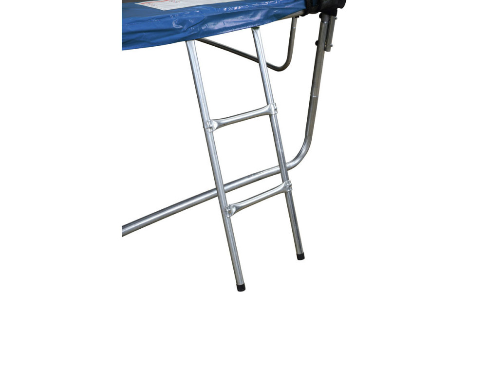Trampoline "Happy" - Ø 1.80 m - Avec filet + échelle + couverture + kit d'ancrage
