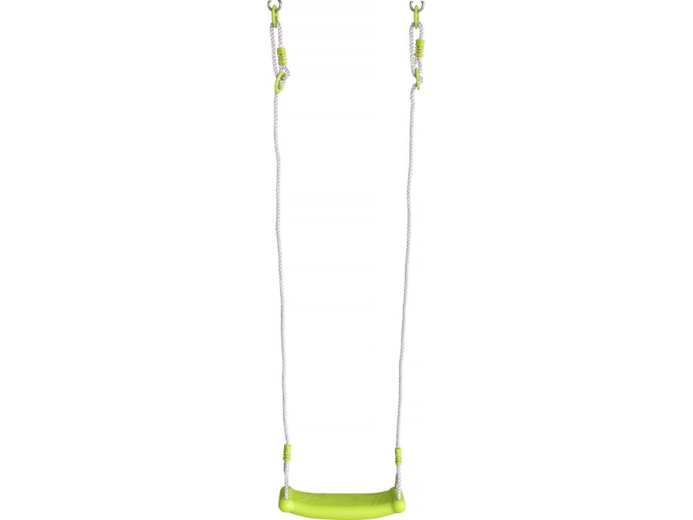 Portique de jeu en métal avec balançoire à bascule "Basile" - 4 agrès - Vert