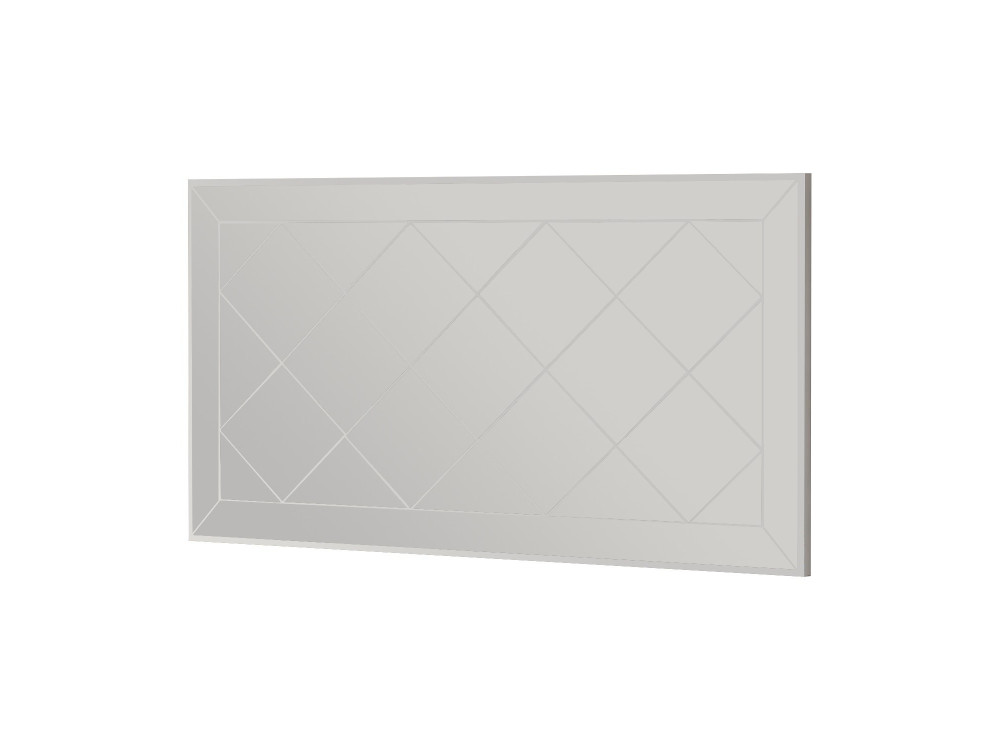 Miroir en bois "Pauli" - 120 x 60 cm - Blanc