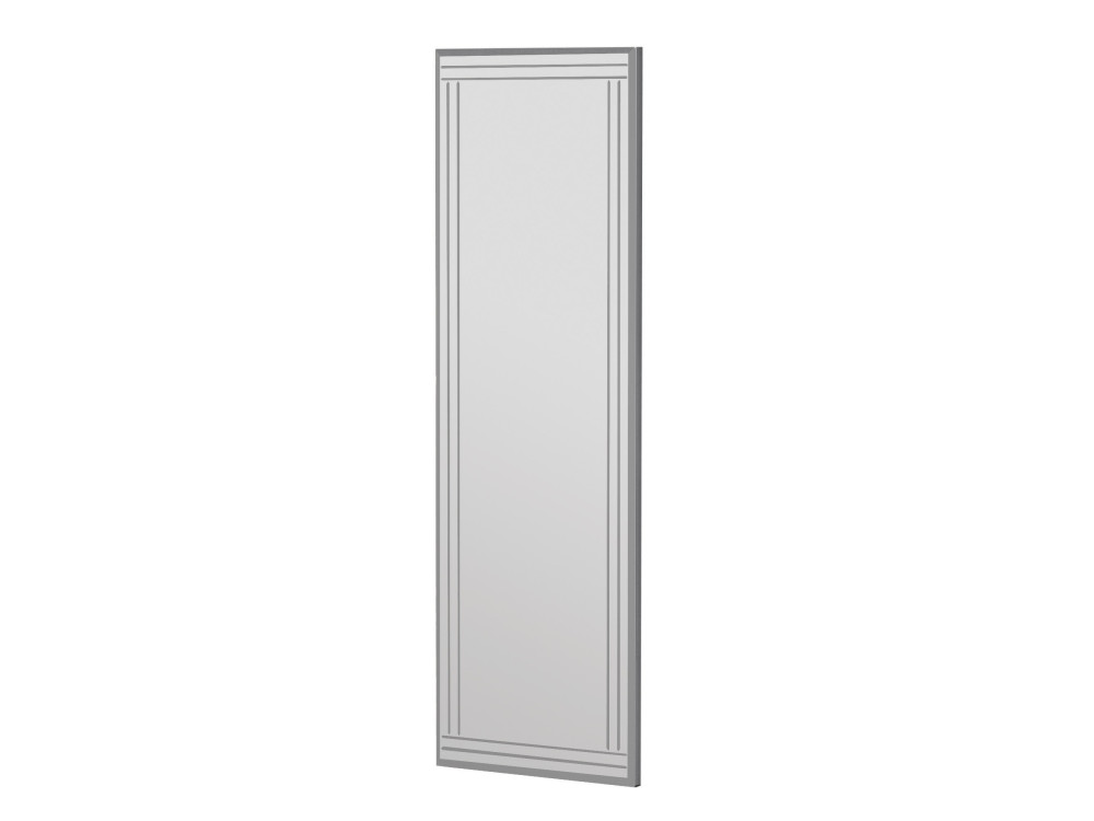 Miroir en bois "Buhem" - 40 x 120 cm - Blanc