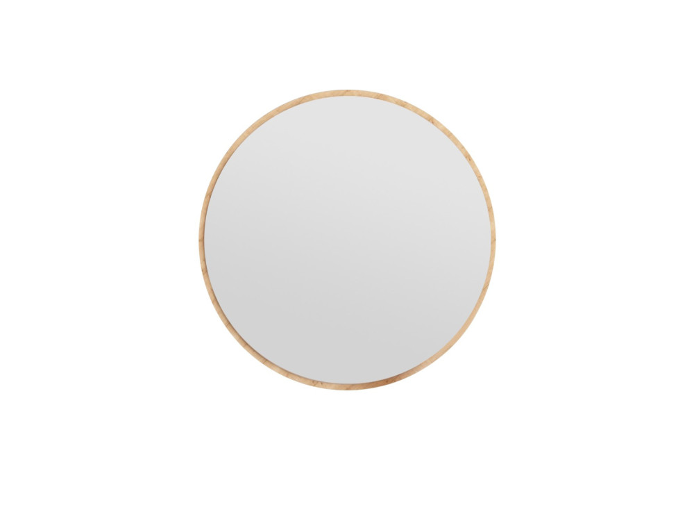 Miroir en bois "Ozze" - 60 x 60 cm - Beige
