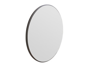 Miroir en bois "Ozze" - 60 x 60 cm - Noir