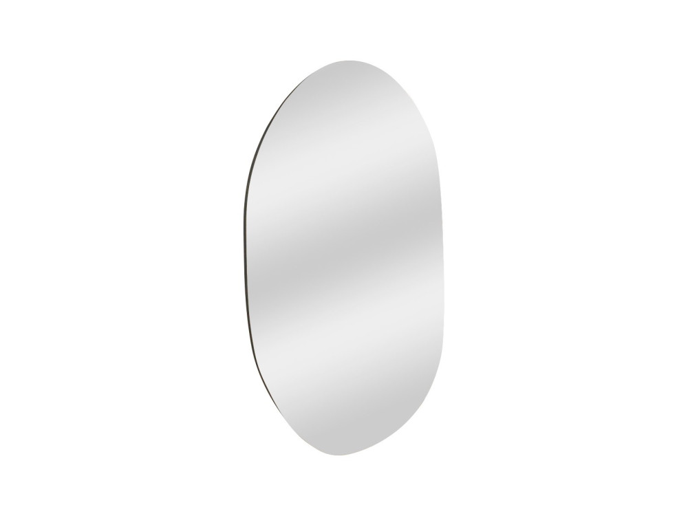 Miroir en bois "Vanomi" - 52 x 89 cm - Noir