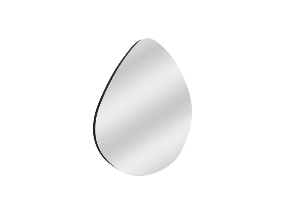 Miroir en bois "Besso" - 60 x 60 cm - Noir