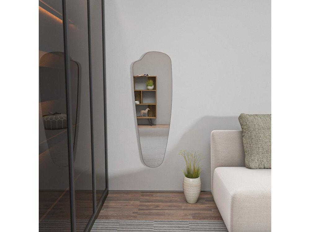 Miroir psyché en bois "Reos" - 40 x 120 cm - Transparent