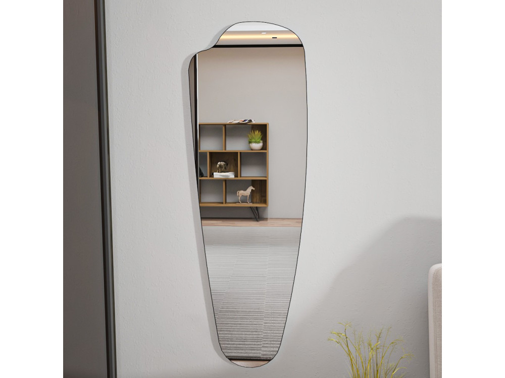 Miroir psyché en bois "Reos" - 40 x 120 cm - Transparent