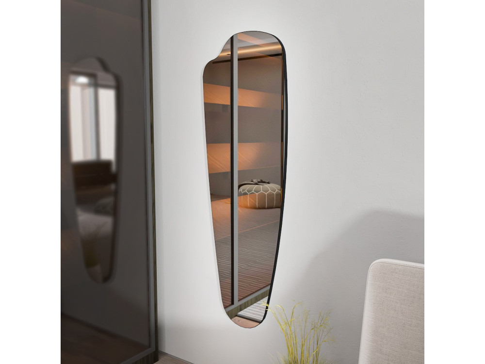 Miroir psyché en bois "Reos" - 40 x 120 cm - Transparent