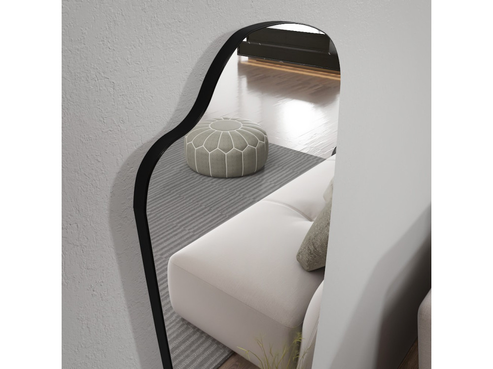 Miroir psyché en bois "Reos" - 40 x 120 cm - Transparent