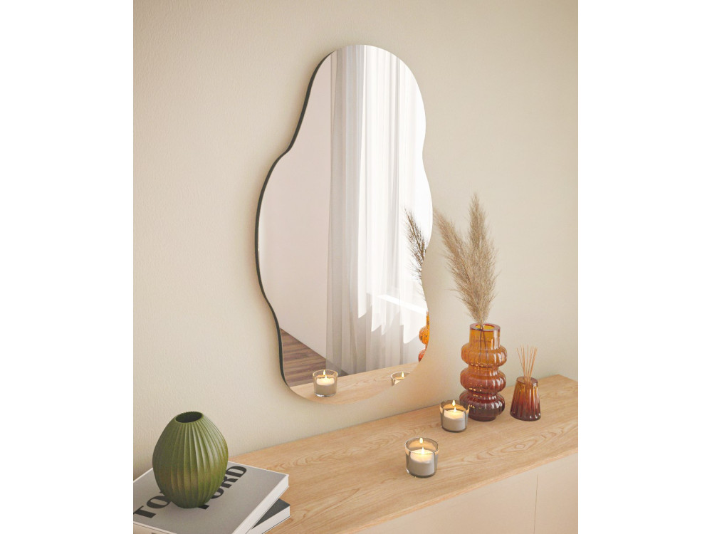 Miroir en bois "Baby" - 40 x 72 cm - Noir