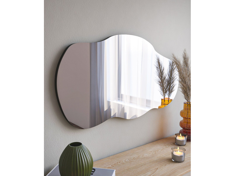 Miroir en bois "Baby" - 40 x 72 cm - Noir