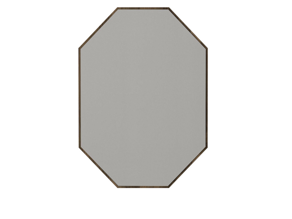 Miroir décoratif en bois "Lost" - 45 x 70 cm - Marron