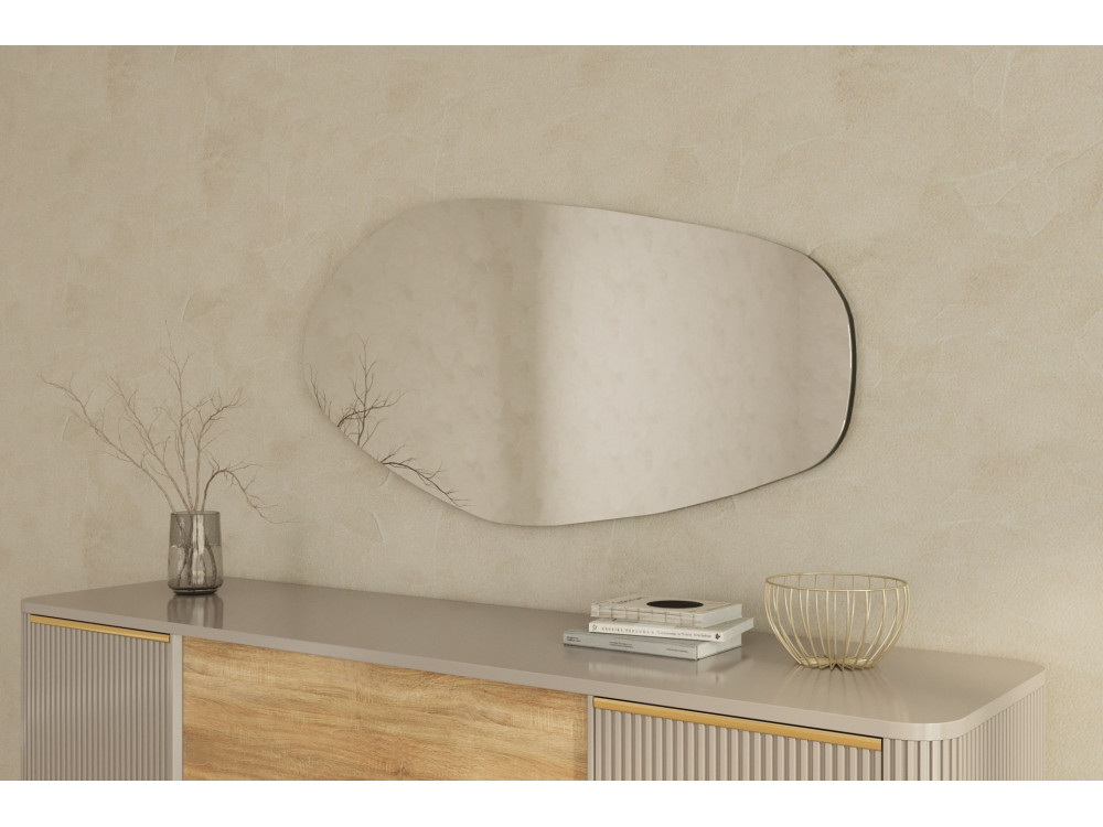 Miroir en bois "Bella " - 60 x 120 cm - Noir
