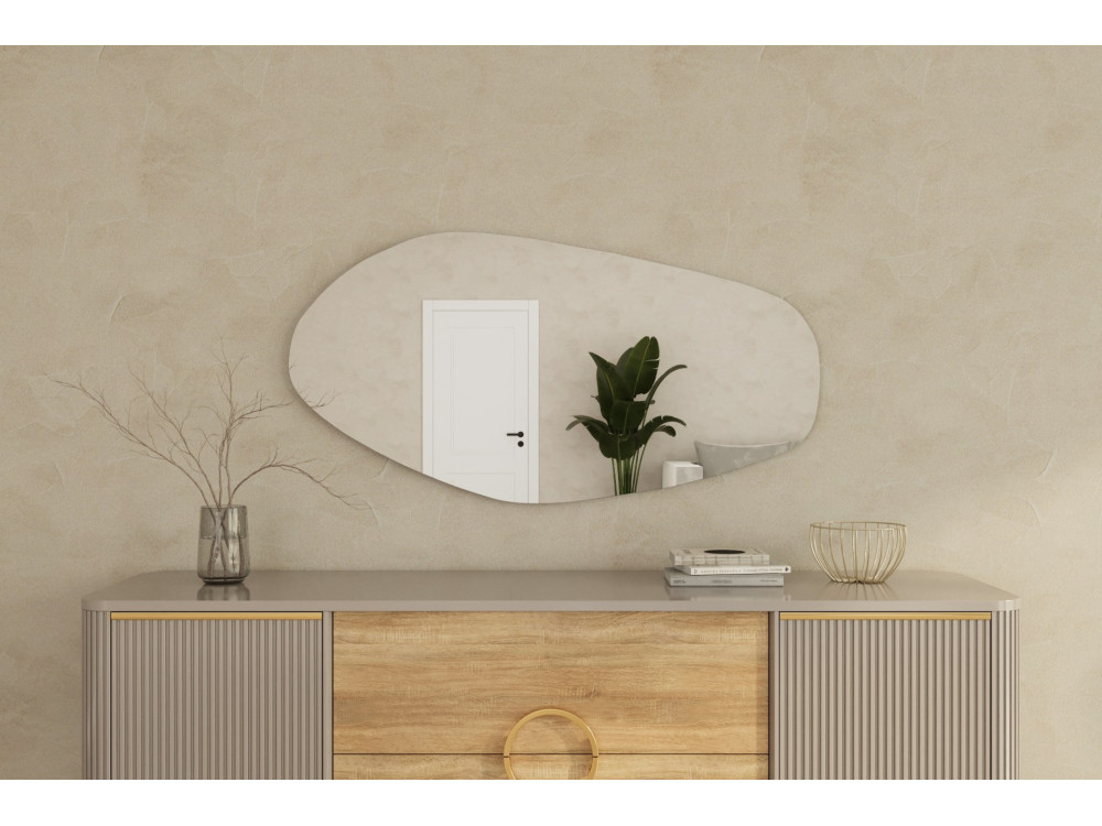 Miroir en bois "Bella " - 60 x 120 cm - Noir