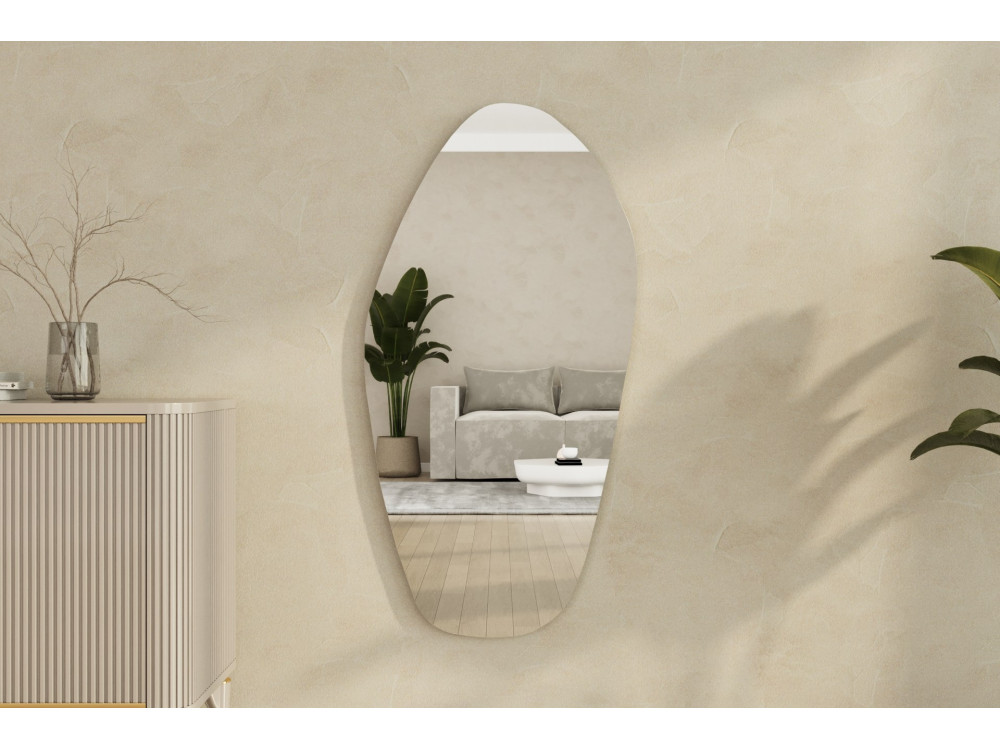Miroir en bois "Bella " - 60 x 120 cm - Noir