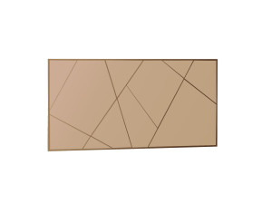 Miroir en bois "Orezo" - 120 x 60 cm - Bronze