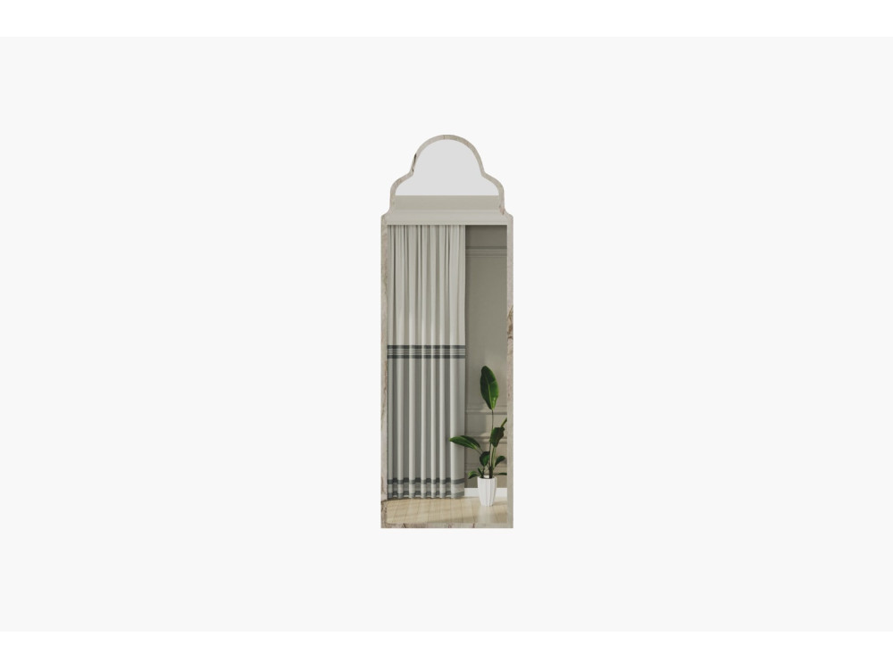 Miroir en bois "Sahmaran " - 50 x 160 cm - Beige
